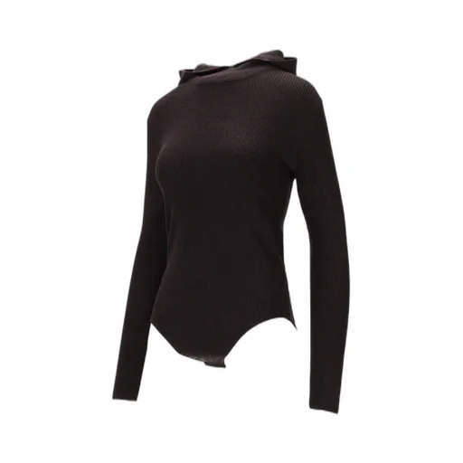 Hooded Ribbed Body