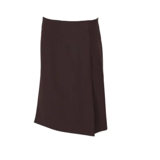 Back-Slit Midi Skirt