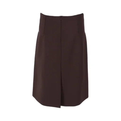 Back-Slit Midi Skirt