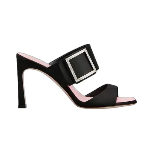 Roger Vivier Trompette Satin Mules