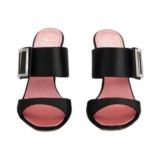 Roger Vivier Trompette Satin Mules