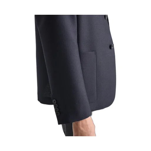 Single-Breasted Wool And Mohair Jacket