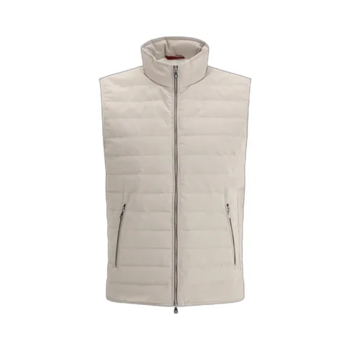Zip Quilted Down Gilet