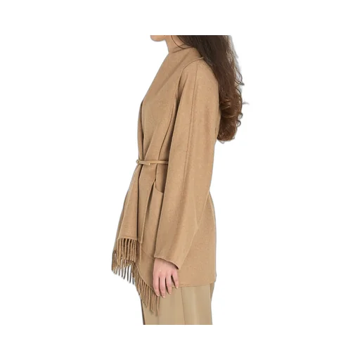 Camel Cardigan Coat - Camel