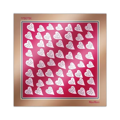 Patterned Silk Scarf