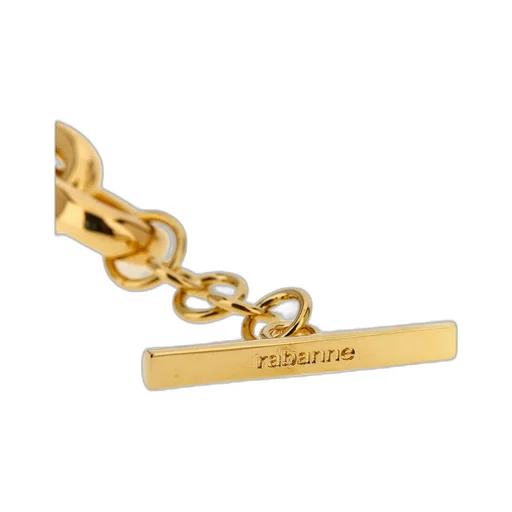 Paco Rabanne Embellished Chained T-Bar Necklace