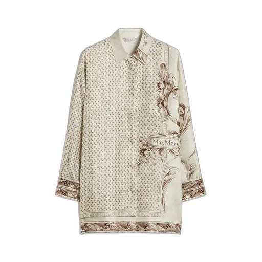 Printed Silk Twill Shirt