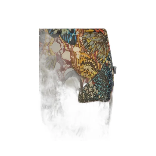 Jean Paul Gaultier Re-Edition Butterfly Printed Midi Skirt