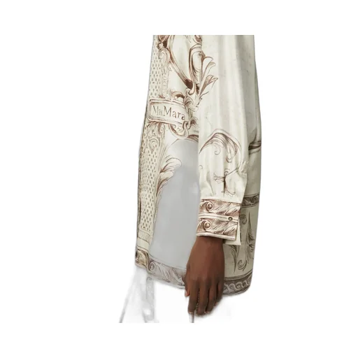 Printed Silk Twill Shirt