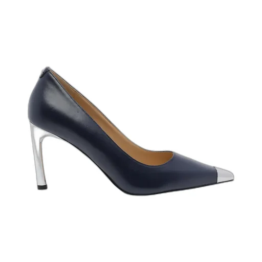 Michael Michael Kors Logo Plaque Pointed Toe Pumps