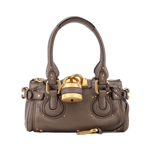 Small Paddington Letaher Tote Bag