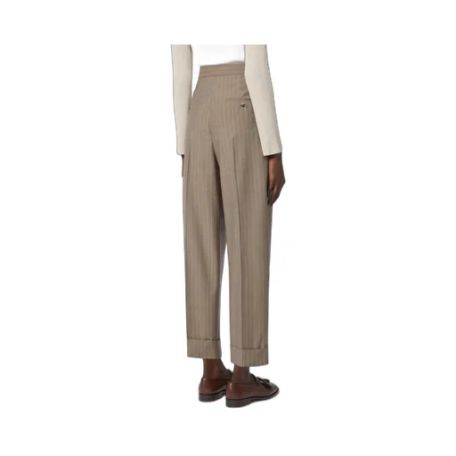 Pinstripe Wool Pants