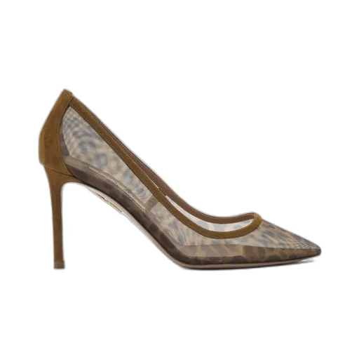 Aquazzura Leopard Printed Stiletto Heel Pumps
