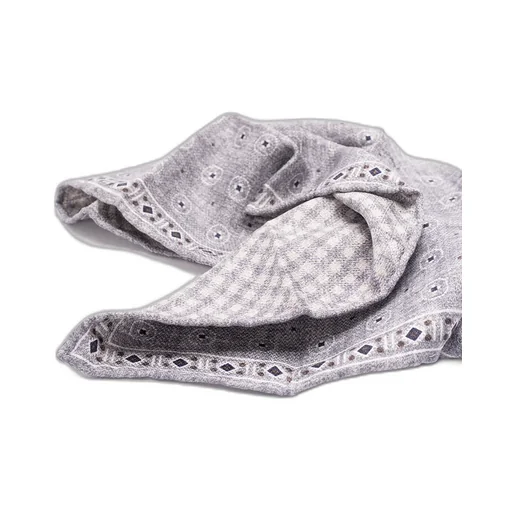 Patterned Silk Scarf