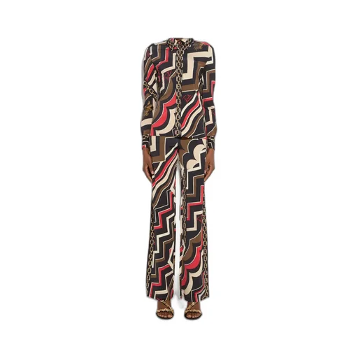 Istrice-Print Trousers