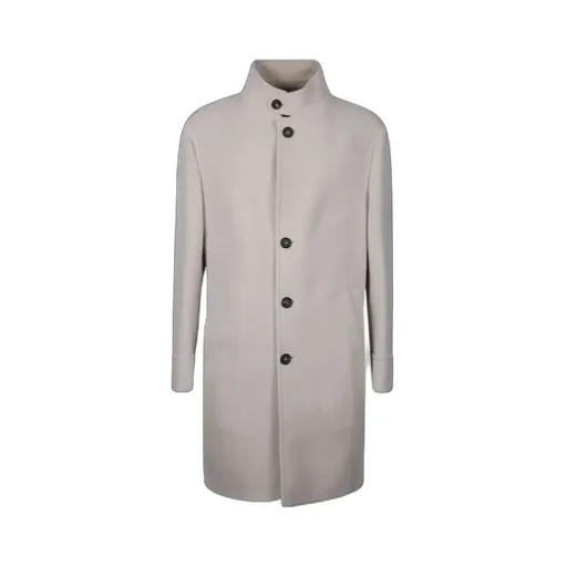 Eleventy Stand Collar Wool Coat