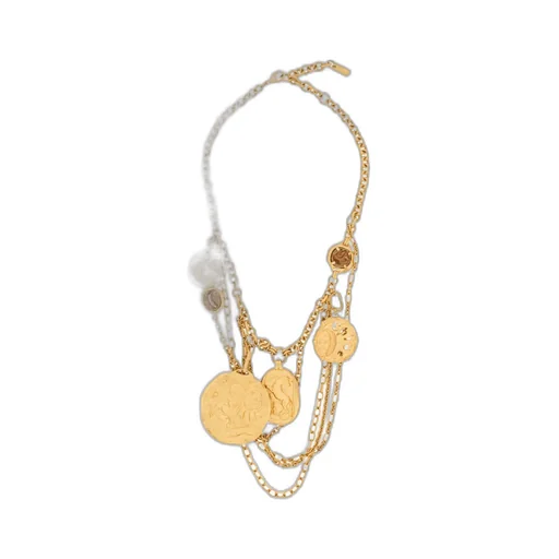 Chlo Medals Chained Necklace