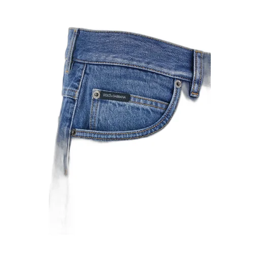 Dolce & Gabbana Logo Embroidered Slim-Fit Jeans