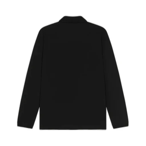 Givenchy Logo Patch Long-Sleeve Polo Shirt