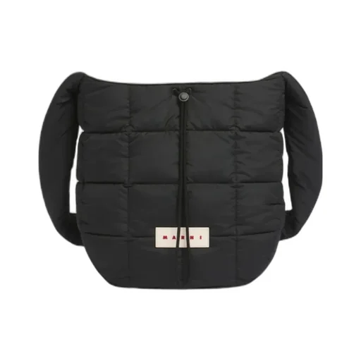 Marni Drawstring Quilted Shoulder Bag