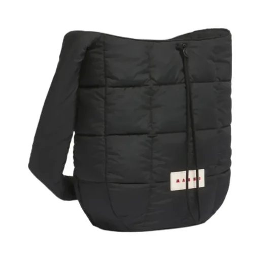 Marni Drawstring Quilted Shoulder Bag