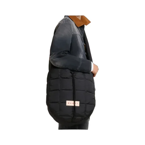 Marni Drawstring Quilted Shoulder Bag