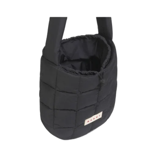 Marni Drawstring Quilted Shoulder Bag
