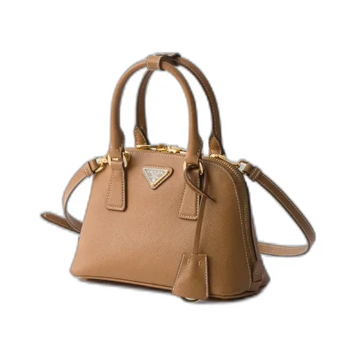 Prada Zip-Up Top Handle Bag