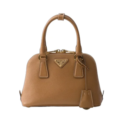 Prada Zip-Up Top Handle Bag