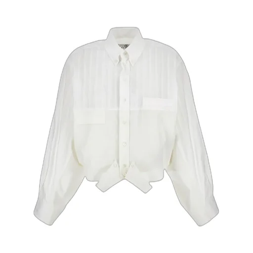 Mm6 Maison Margiela Mirrored Poplin Shirt