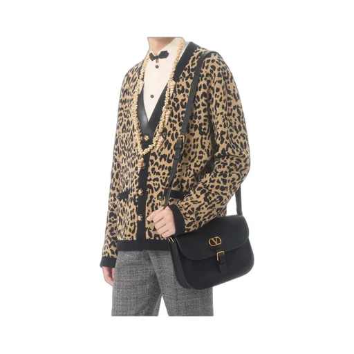 Valentino Antibes Vlogo Plaque Messenger Bag