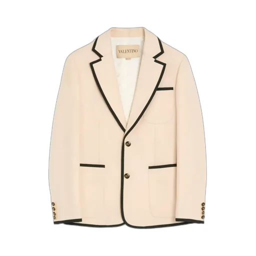 Valentino	Single-Breasted Long-Sleeved Blazer
