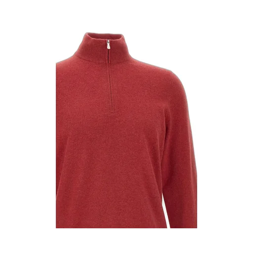 Long-Sleeved Half-Zip Sweater