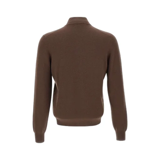 Long-Sleeved Half-Zip Sweater