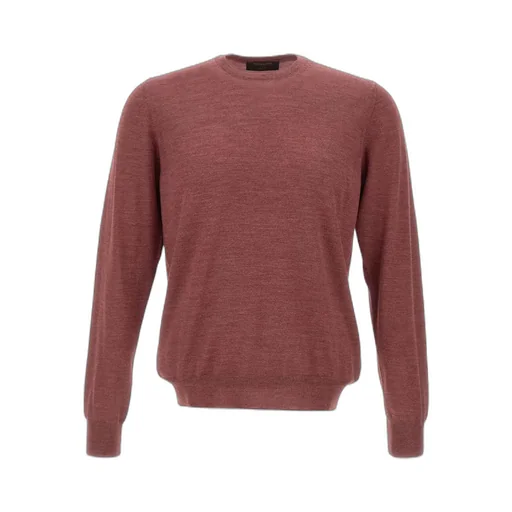 Long-Sleeved Crew Neck Sweater