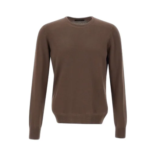 Long-Sleeved Crew Neck Sweater