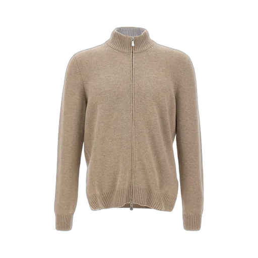 Long-Sleeved Zippered Sweater