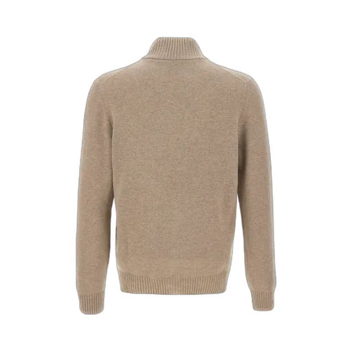 Long-Sleeved Zippered Sweater