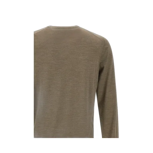 Long-Sleeved Crew Neck Sweater