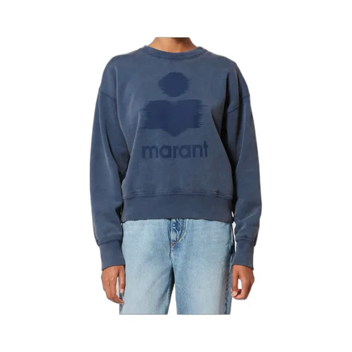 Isabel Marant Toile Logo Printed Crewneck Sweatshirt