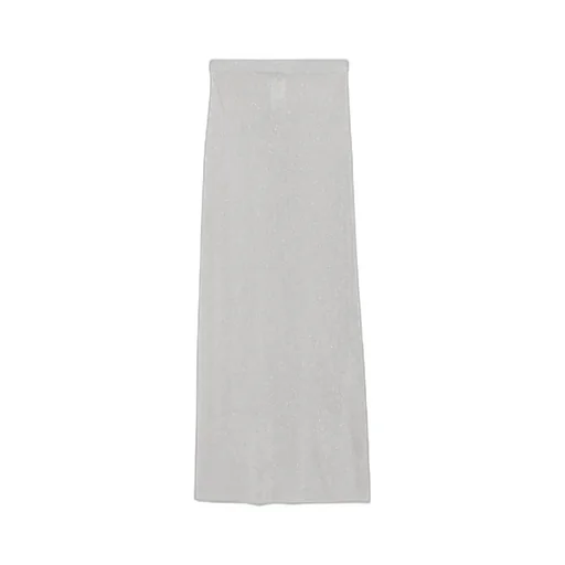 Sequin-Embellished Ribbed Skirt