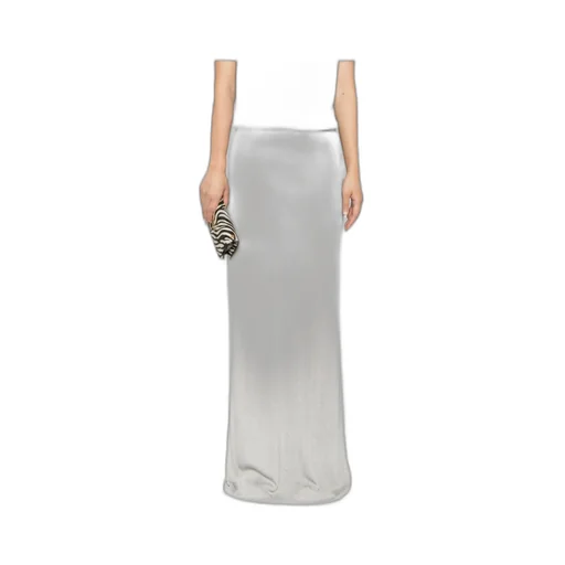Sequin-Embellished Ribbed Skirt