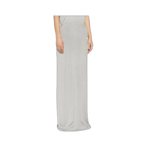 Sequin-Embellished Ribbed Skirt