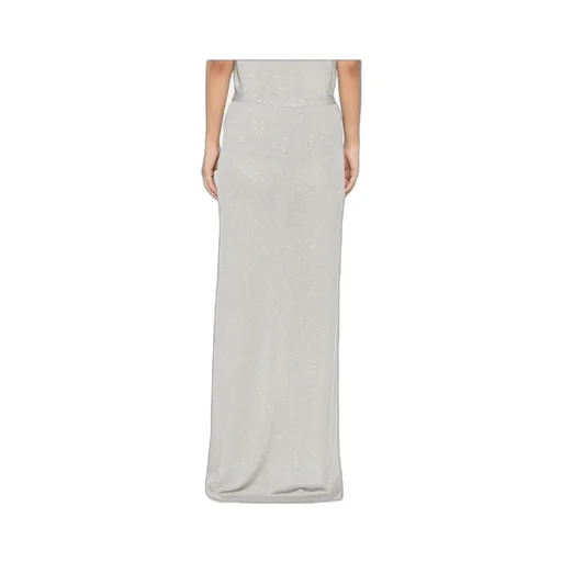Sequin-Embellished Ribbed Skirt