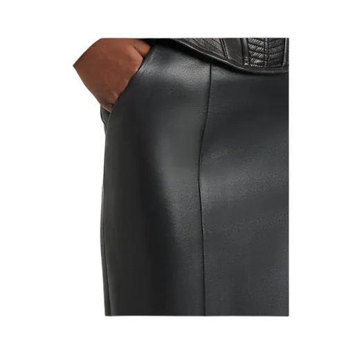 Leather Sheath Skirt