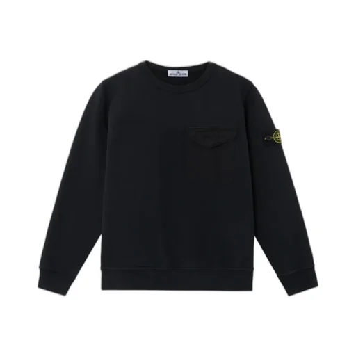Stone Island Junior Chest-Pocket Crewneck Sweatshirt