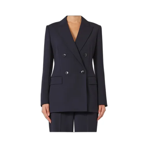 Wool Crepe Suit Jacket