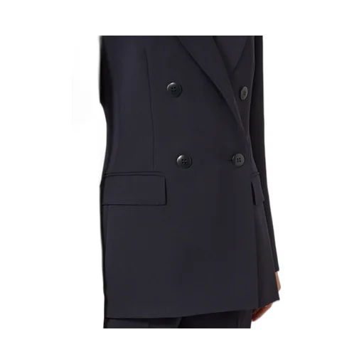 Wool Crepe Suit Jacket