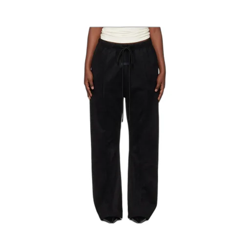 Suede Fleece Flare Sweatpant