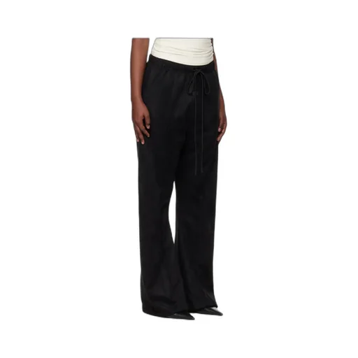Suede Fleece Flare Sweatpant